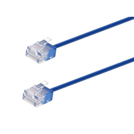 Monoprice Micro SlimRun Cat6 Ethernet Patch Cable - Stranded_ 550MHz_ UTP_ Pure 34209
