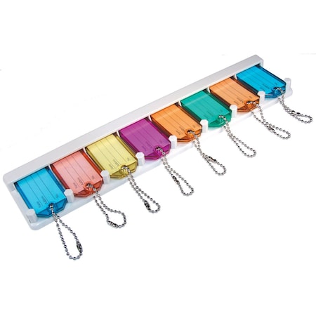 Hillman Metal/Plastic Assorted Labeling/ID Key Holder 710930