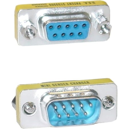 Cable Wholesale Serial Mini Port Saver / Coupler, DB9 Male to DB9 Female 31D1-07200