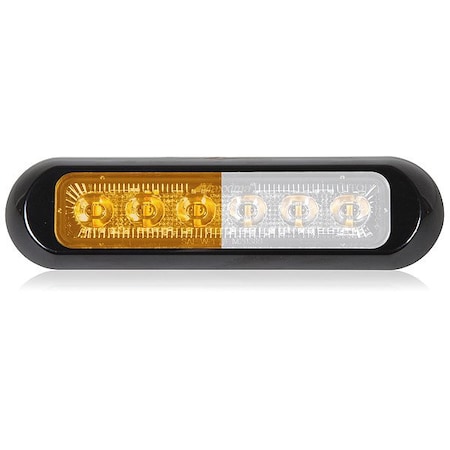 Maxxima Warning Light, LED, Amber, 1/2" L, 5-3/5" W M20389YWCL
