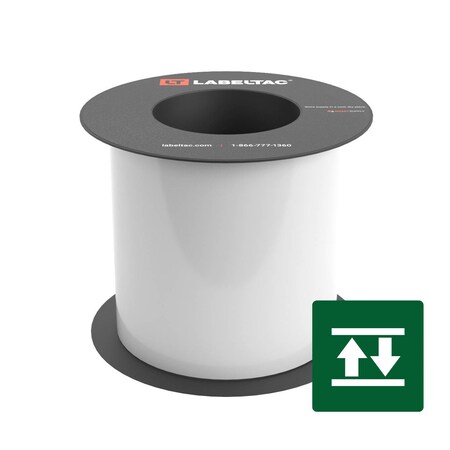 Labeltac High-Tack Label Supply 5in x 75ft LT9, White LT502HK-C