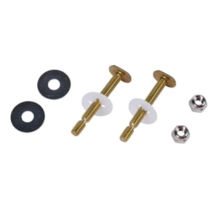 Oatey TOILET BOLTS EZ EZ SNAP 1/4 X 2-1/4 BRS 051100