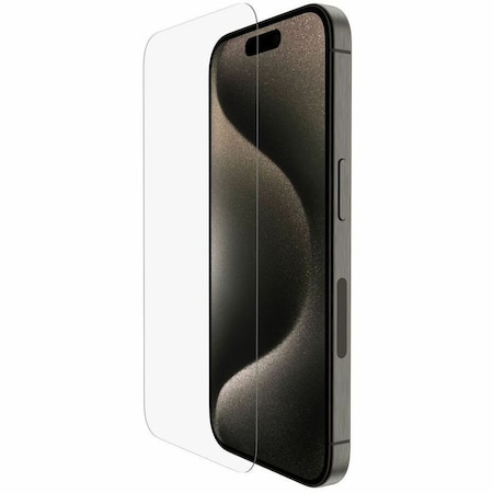 Belkin UltraGlass 2 Treated Screen Protector For iPhone 15 Pro Transparent, Clear OVA133ZZ