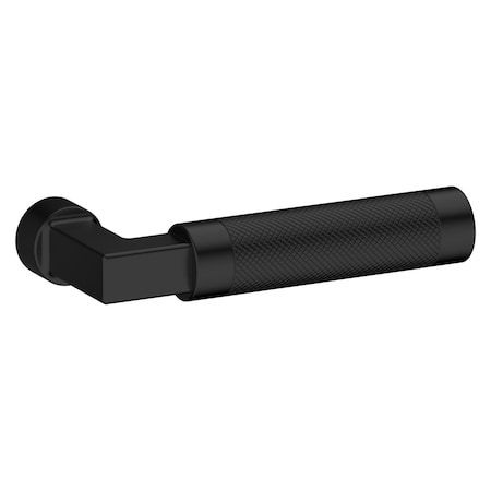Baldwin Pair L030 Knurled Lever Less Rose Satin Black Finish L030190MR
