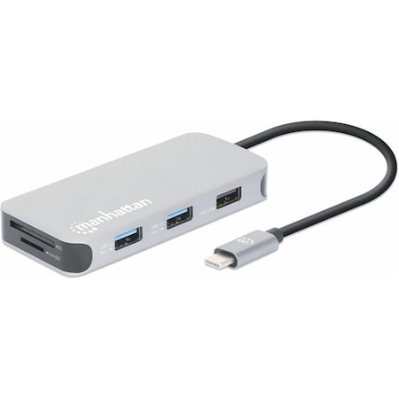 Manhattan - Strategic USB-C 8-IN-1 DOCKING STATION WITH POWER DELIVERY 130615