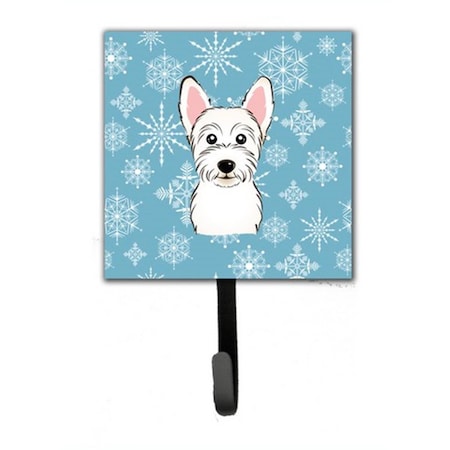 Carolines Treasures Snowflake Westie Leash and Key Holder BB1660SH4