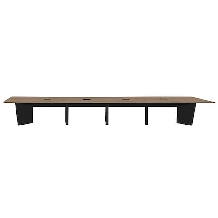 Regency Conference Table, Wood Frame, 240 in W ACT24048NOBK