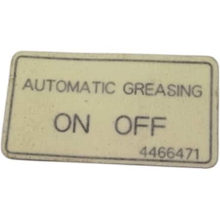 John Deere LABEL, JOHN DEERE OEM 4466471  4466471