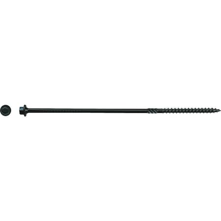 Big Timber No.14x8'' Black Log Structure Screw, 25 Ct. BL148-25