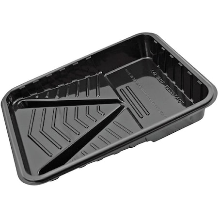 Linzer RM 408 0900 Disposable Paint Tray, 15 in L, 9 in W, 1 qt, Plastic, Black RM 408-0900