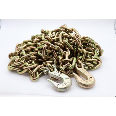 Briargate Grade 70 Chain. 3/8in X30ft with Clevis Hooks FER3830CH