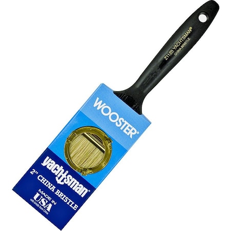 Wooster 2" Flat Sash Soft, White China Bristle, Paint Brush, Plastic Handle Z1120