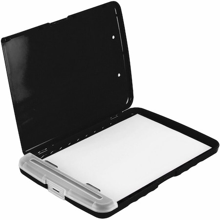 Business Source Storage Clipboard, 160 Sheet Capacity, Black BSN49271