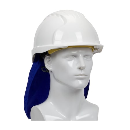 Ez-Cool Evaporative Cooling Hard Hat Pad with Neck Shade 396-405-BLU