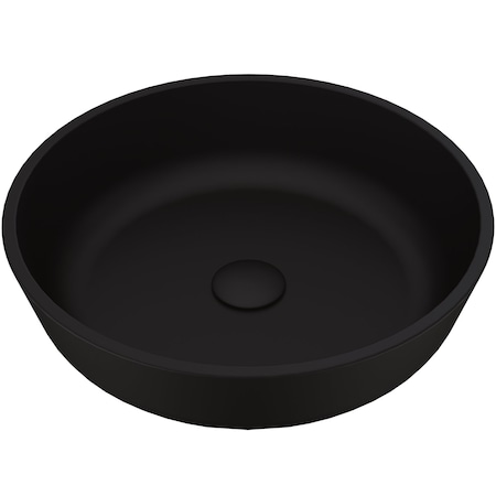 Vigo Black Modus MatteShellTM Vessel Bathroom Sink VG07113