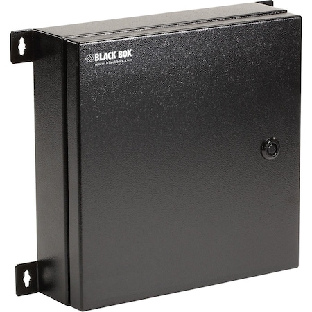 Black Box NEMA 4 Rated Fiber Optic Wallmount Enclosure, 2 Adapter Panels JPM4001A-R2