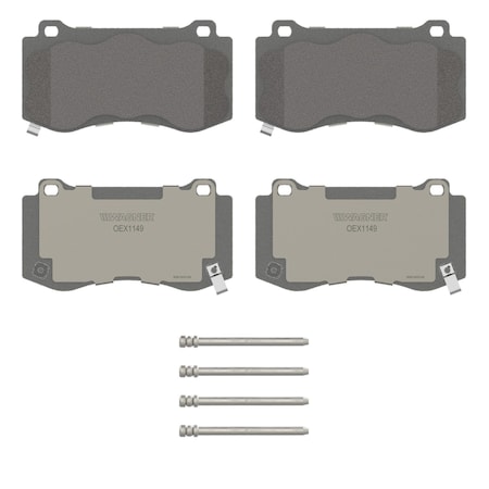 Wagner Brake OEX Front Disc Brake Pad Set Premium Ceramic, OEX1149