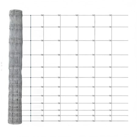 Wrightmaster 70 in. x 328 ft. 15-Gauge Hot-Dip Galvanized Poultry Fencing w/Corrosion Resistance, Expertly Woven ZROP524499