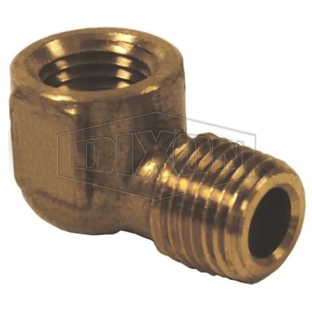 Dixon 90Deg Street Elbow, 1/2 in Nominal, FNPT End Style, Brass 3040808CLF