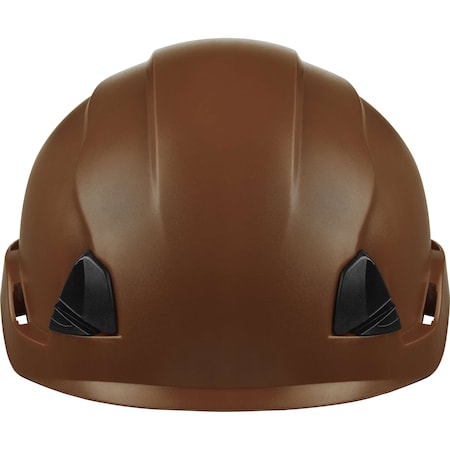 Ironwear Raptor Type II Class E Non-Vented Safety Helmet Brown 3975-BR