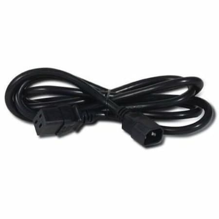 Apc Power Cord, IEC 320 C14, SJT, 6.5 ft., 16A, 14/3 AP9878