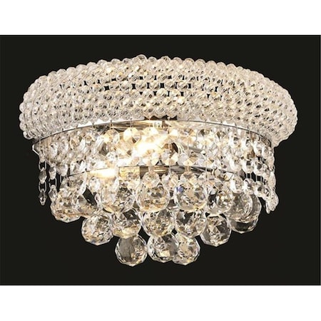 Elegant Lighting Elegant Lighting 1800W12C-RC 12 x 6 in. Primo Collection Wall Sconce - Royal Cut- Chrome v1800W12C/RC