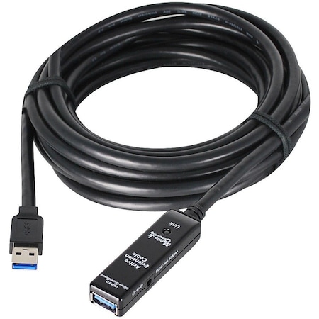 Siig USB 3.0 Active Repeater Cable - 15M - Black JU-CB0711-S1
