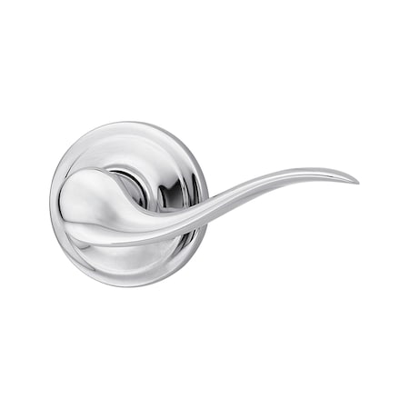 Kwikset Left Hand Tustin Lever Interior Dummy Handleset Trim with New Chassis Bright Chrome Finish 968TNLLH-26