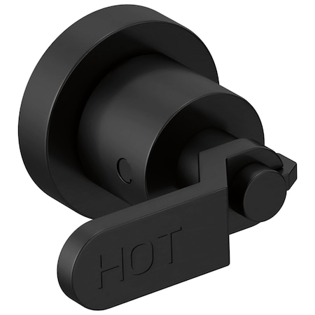 Brizo Litze Two-Handle Wall Mount Tub Filler Handle Kit, Industrial Lever Matte Black HL70434-BL