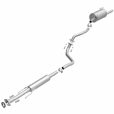 Bre Exhaust Exhaust System, Aluminized Steel; With Mufflers; 1-3/4 Inch Pipe Diameter; Single Exhaust 106-0157
