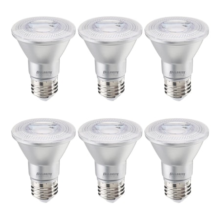 Bulbrite 50-Watt Equivalent Dimmable Flood PAR20 Medium E26 LED Light Bulb, 3000K, 6PK 861760