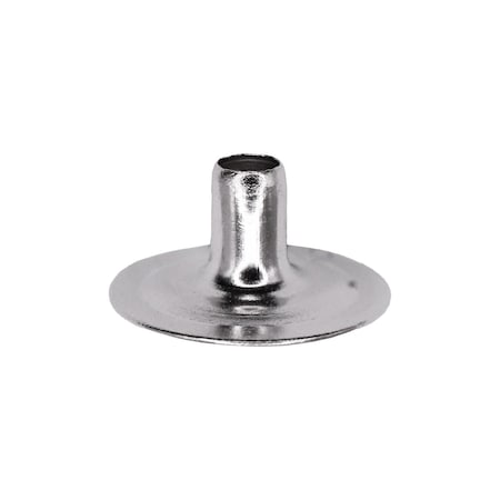 Auveco Nickel On Brass Snap Eyelet Fasteners 1/4in Barrel Length, 100PK 7682