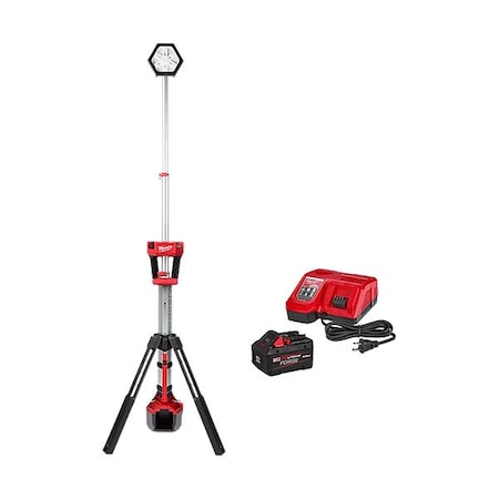 Milwaukee Tool M18 Tower Light+M18 RDL FORGE XC8.0 Kit 2131-20, 48-59-1881
