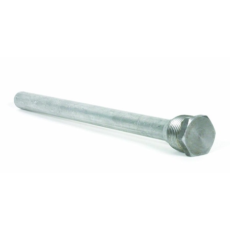 Overtime 9.5 in. Anode Rod Long Bulk, Aluminum OV1110948