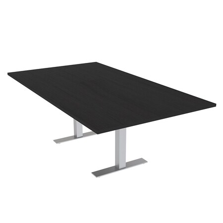 Skutchi Designs 7ft Rectangular Conference Table With Power | Harmony Series | 6 Person Meeting Room Table HAR-REC-48x84-T-U999ST19-NA
