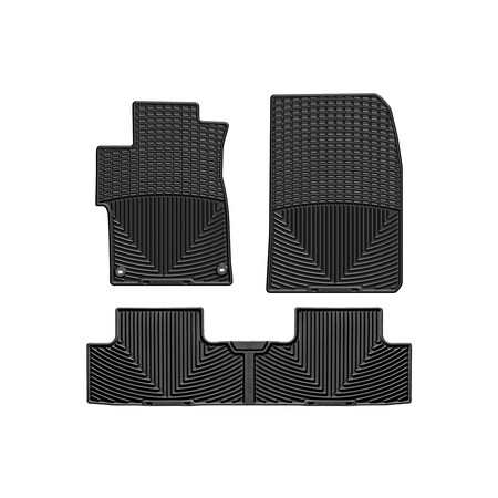 Weathertech Black, Front and Rear All Weather Floor Mats WTHB330197