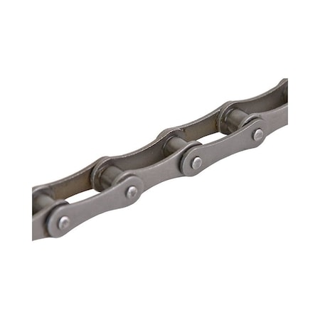 Koch Filter Double Pitch Roller Chain, No A2040, 10 ft L, 1 in TPI/Pitch, Metal 7424100