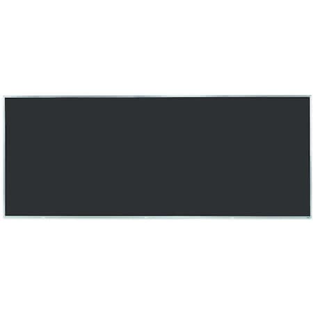 Aarco Composition Chalkboard Satin Anodized Aluminum Frame 48"x 120" Black DC48120B