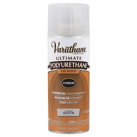 Varathane Polyurethane, Liquid, Clear, 11.25 oz, Aerosol Can 9181