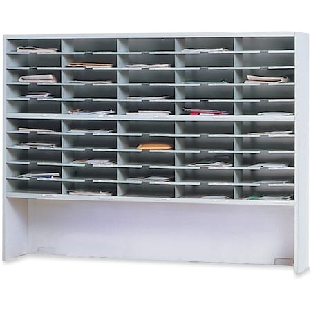 Safco Mailflow-To-Go 60"x46.25" 2-Tier Sorter SR6046RPG