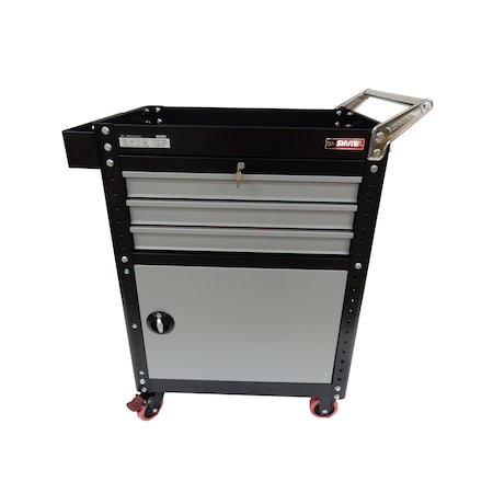 Shuter Utility Cart  Heavy Duty includes 3-Modular Drawers and Locking Cabinet 42.4" H 1011062