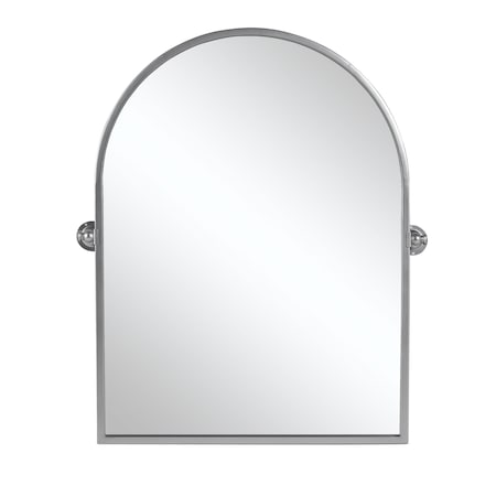 Homeroots 36" Silver Arch Metal Framed Standing Mirror 565107