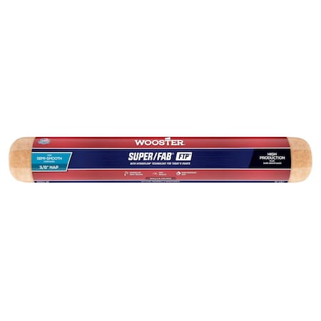 Wooster Super/Fab FTP Synthetic Blend 18 in. W X 3/8 in. Regular Paint Roller Cover 1 pk RR923-18