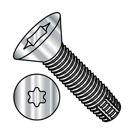Zoro Select 6-32X3/8 Six Lobe Flat Tcs F Ft Stainless Steel, 5000Pk 0606FTF410