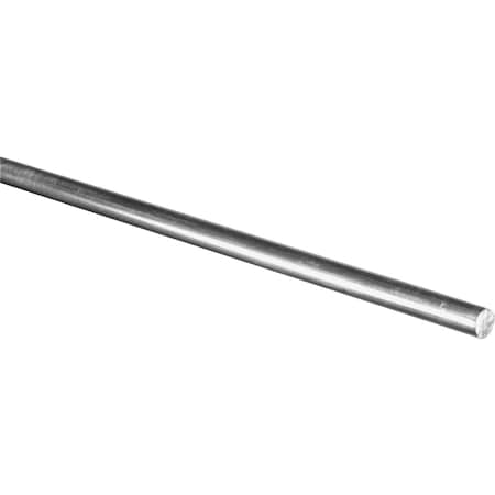 Hillman Steelworks Aluminum 1/4'' X 3 Ft. Solid Rod 11270