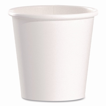 Solo Paper Hot Cups, 4 oz, White, 50PK 374W-2050
