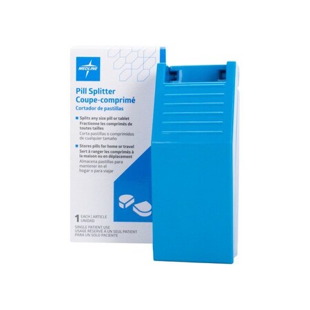 Medline Pill Splitter, Blue, individually boxed, 144/Ct, 144PK NON135000CT