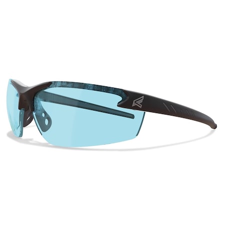 Edge Eyewear Zorge G2 Wraparound Safety Glasses Light Blue Lens Black Frame 1 pc DZ113-G2