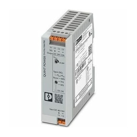 Perle Systems Perle, QUINT4-PS/48-110DC/24DC/2.5/PT, QUINT primary-switched DC/DC converter for DIN rai 10667088