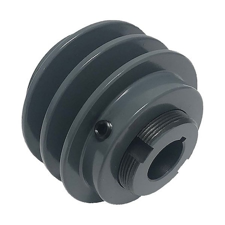 Zoro Select Variable Pitch V-Belt Pulley 2VP68x1-5/8